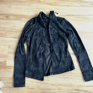 Like New Lululemon Define Jacket - Black Camo Size 10